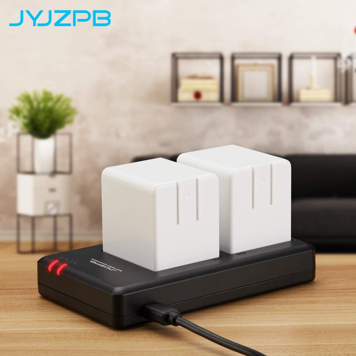 JYJZPB 7.2V 3660mAh Rechargeable Li-ion Camera Batteries for Arlo Go Dual Battery Charger Fit for Arlo Go Battery