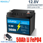 KUNLUN 12V 50Ah LiFePO4 Lithium Battery, Built-in BMS, Deep Cycles and 10 Year Lifespan, 640Wh Support in Series/Parallel, Perfect for RV, Camping, Trailer, Trolling Motor, Home Solar Off-Grid System