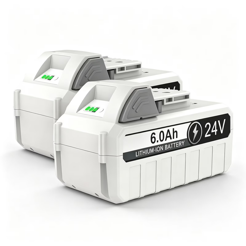 JYJZPB 2X 24V 6.0Ah Battery for Snow Joe + Sun Joe 24-Volt IONMAX Lithium-ion Batteries