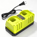 JYJZPB 18V Dual-Port Simultaneous Charger for Ryobi ONE+ 18 Volt Battery P102 P103
