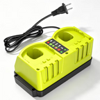 JYJZPB 18V Dual-Port Simultaneous Charger for Ryobi ONE+ 18 Volt Battery P102 P103