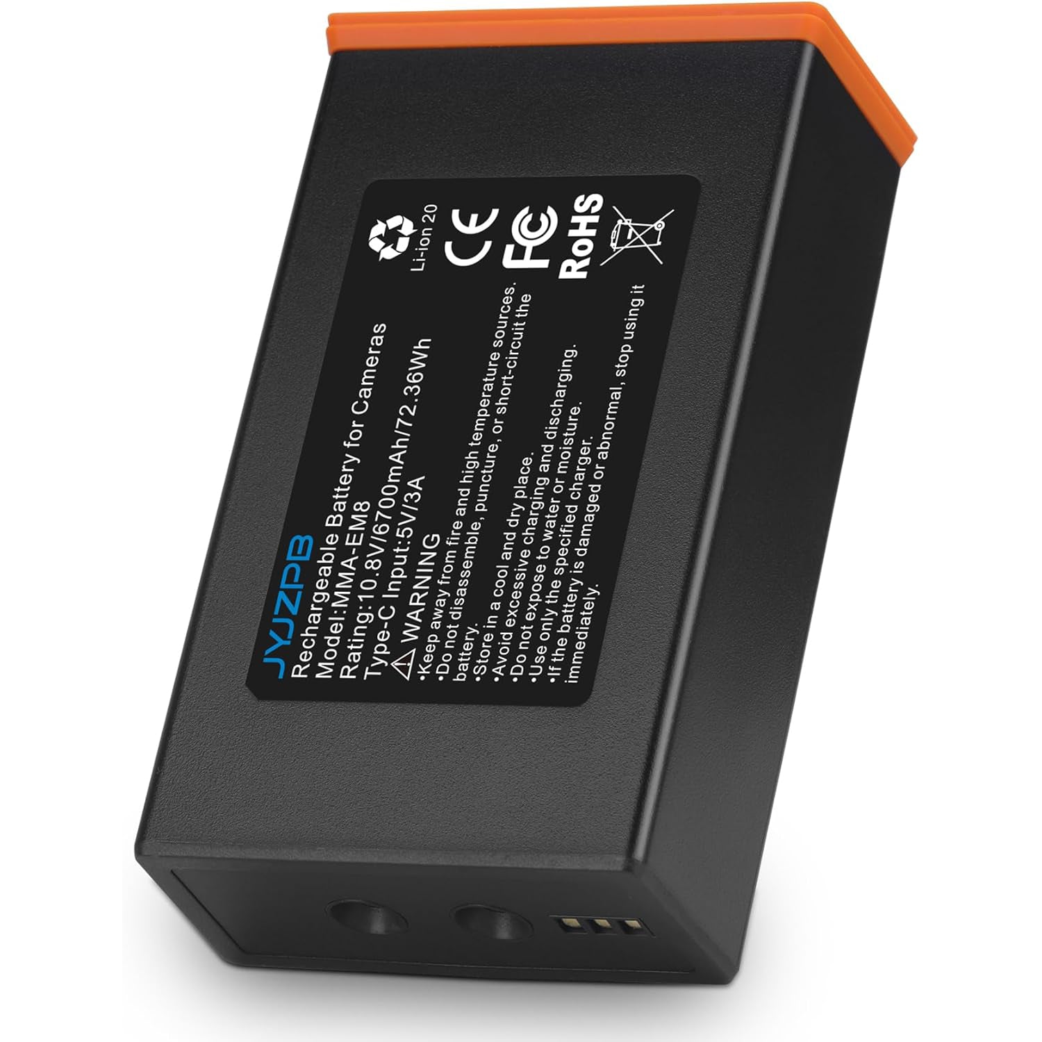 JYJZPB 6.7Ah for EM8 Moultrie Edge Battery Pack, Rechargeable Lithium-Ion Battery for Power Mag Edge Series, Cellular Trail Hunting Camera