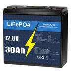 KUNLUN 12V 30Ah Lithium LiFePo4 Battery, Built-in BMS, 3500+ Deep Cycles Batteries, 384Wh Support in Series/Parallel, Phosphate Rechargeable Battery for Solar, RV, Marine,Camping, Home Energy Storage