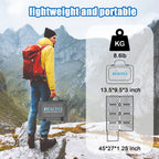 KUNLUN Flexible Foldable Solar Panel 90W Camping Portable Folding Solar Panel IP67 Solar Cell Solar Charger Travel&Phone&Boat&RV