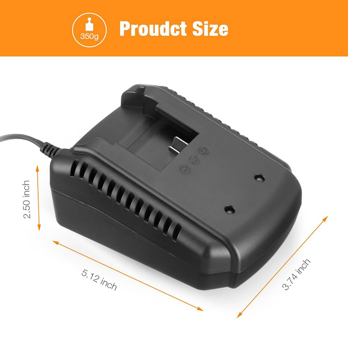 JYJZPB 24V Fast Charger for SNOW JOE + SUN JOE IONMAX 24-Volt Lithium-ion Batteries