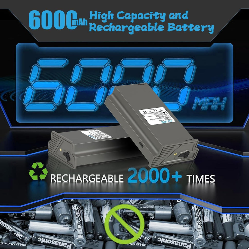 JYJZPB 4PCS Lithium Battery & 4 Port Charger for Reveal Cellular Trail Camera X Gen 3.0, Pro 3.0, 2.0