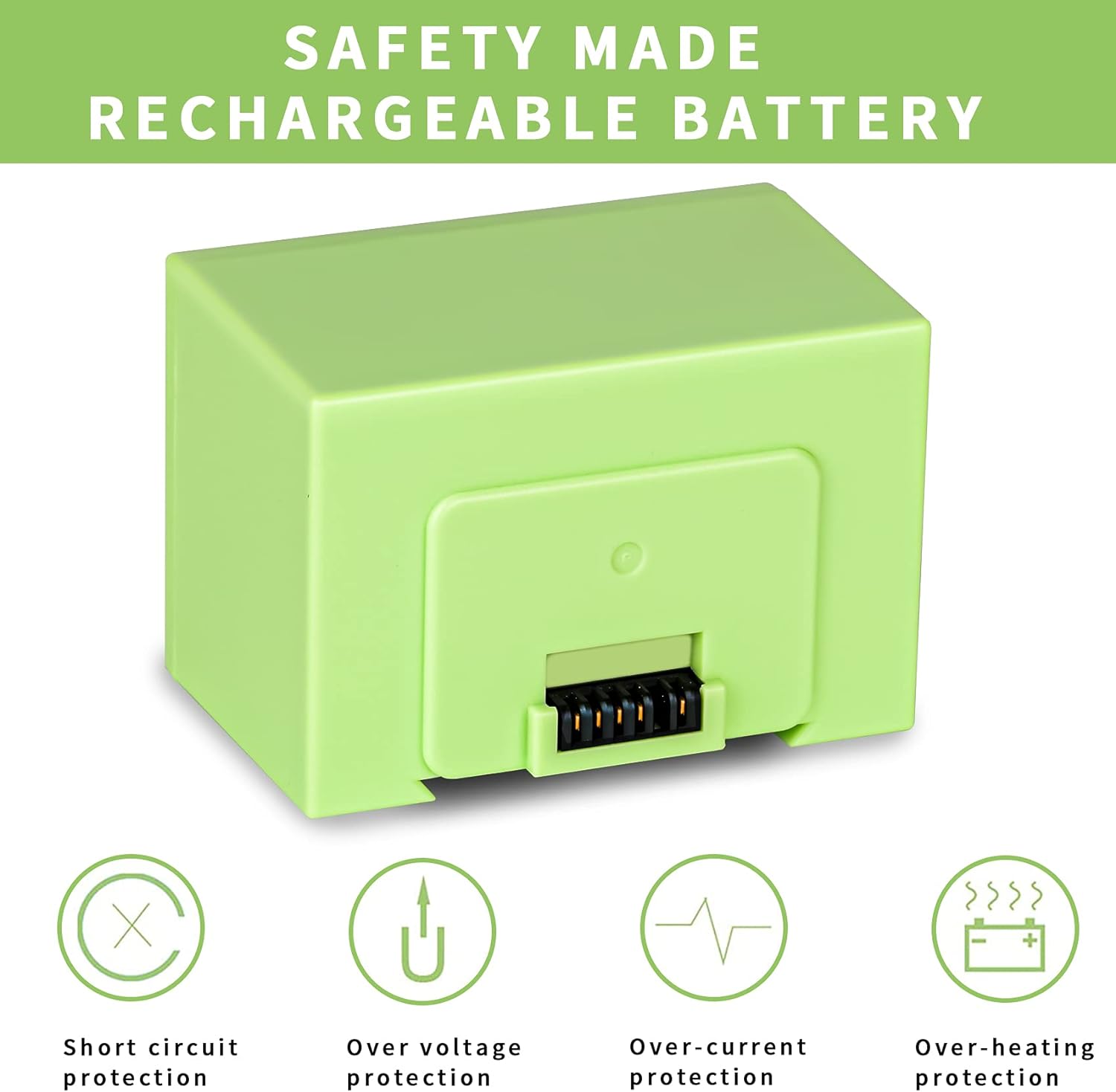 JYJZPB 3200mAh i7 Replacement Battery Fit for iRobot Roomba e and i Series Spare Battery for iRobot Roomba i7 i7+ i7 Plus e5 7150 7550 e5150 e5152 4624864 ABL-D1