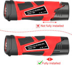 JYJZPB 12-Volt Milwaukee M12 LED Work Light Bare Tool Flashlight Compatible for Milwaukee M12 Battery 48-11-2401 48-11-2420 48-11-2412 48-11-2440
