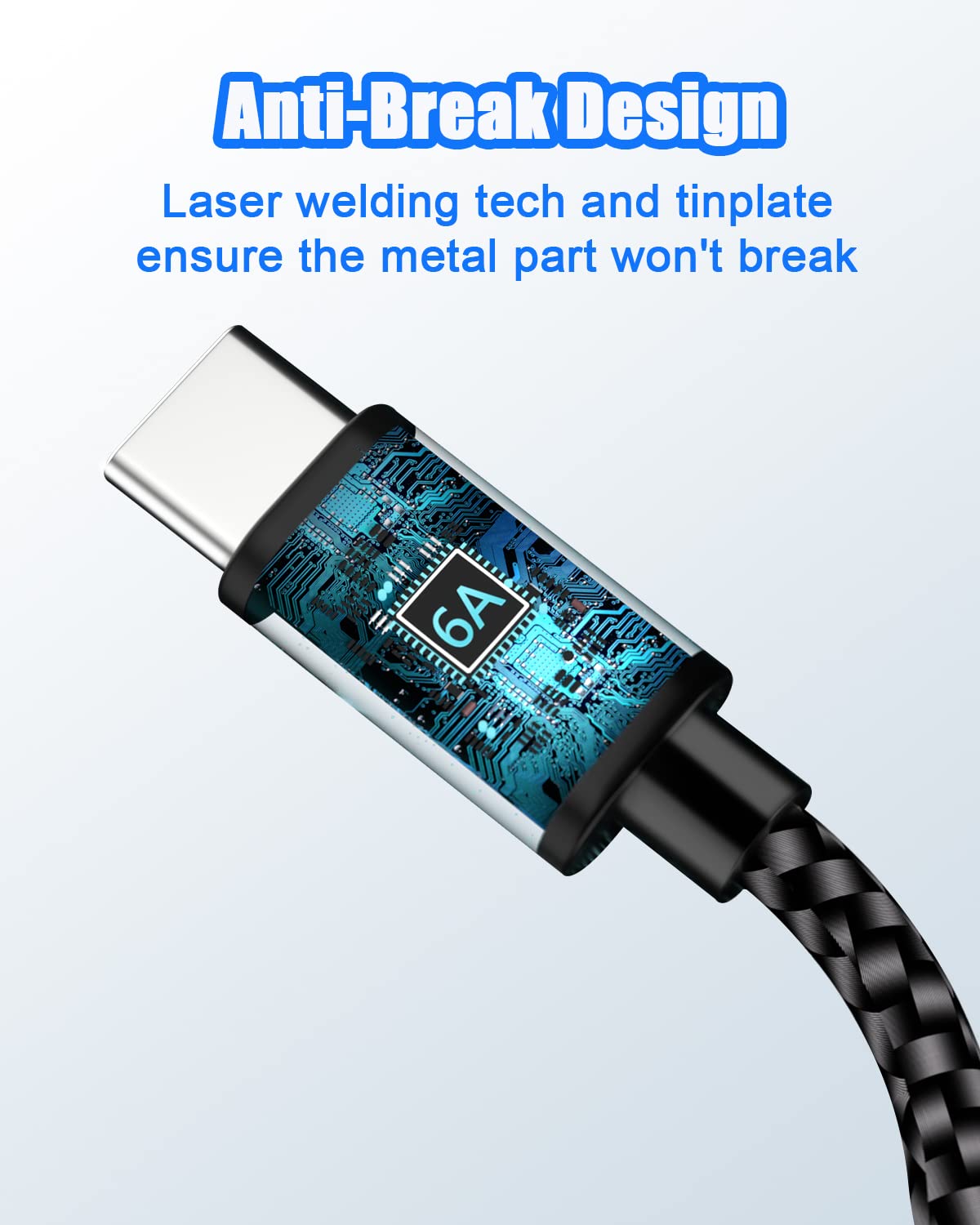 JYJZPB 2 Packs USB C to USB C Cable 65W Fast Charge Type C to Type C Charging Cord Fit for Samsung Note 20 10, Galaxy S21/S21+, Pixel, Switch, Pad & Laptops