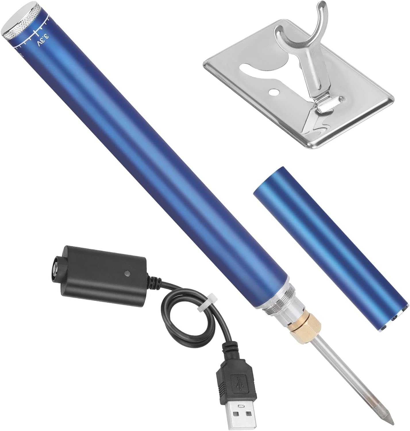 JYJZPB Cordless Soldering Iron Built-in 1100mAh Battery Portable Compact Voltage Temperature Adjustable Household Repair Tools