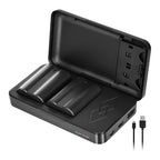 2 Packs JYJZPB EN-EL15B Nikon Camera Batteries Rechargeable and Charger Case for Nikon D7500 Battery, D750 Battery, Z6, Z7, Z8, D500, D600, D610, D810, D800, D800E, D710E, D850, D7000, D7100, D7200