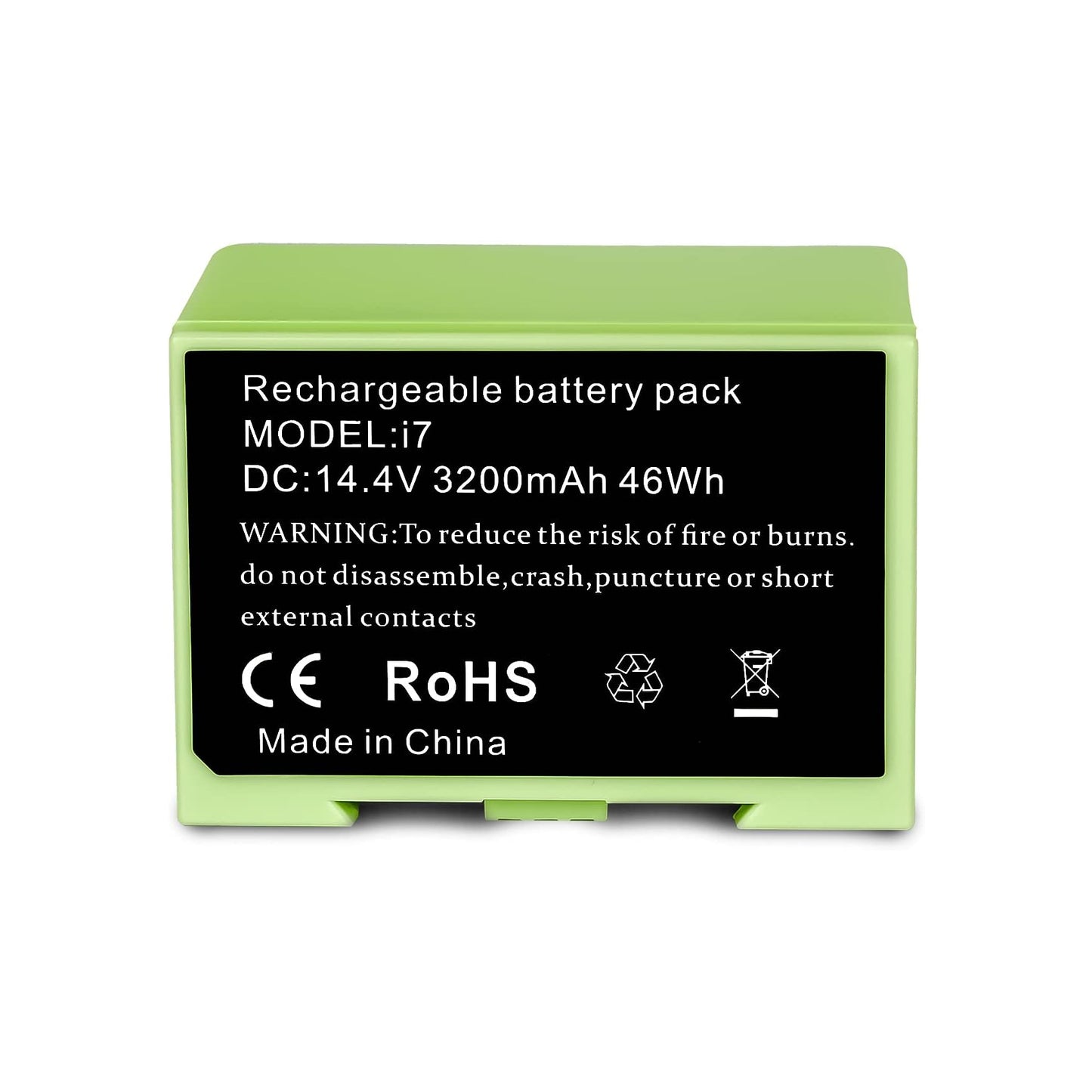 JYJZPB 3200mAh i7 Replacement Battery Fit for iRobot Roomba e and i Series Spare Battery for iRobot Roomba i7 i7+ i7 Plus e5 7150 7550 e5150 e5152 4624864 ABL-D1