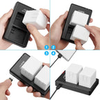 JYJZPB 7.2V 3660mAh Rechargeable Li-ion Camera Batteries for Arlo Go Dual Battery Charger Fit for Arlo Go Battery