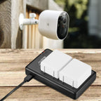 2 Packs JYJZPB Replacement Camera Batteries for Arlo Ultra, Ultra 2, Arlo Pro 3 and Pro 4 Camera VMC4040P with Dual Battery Charger