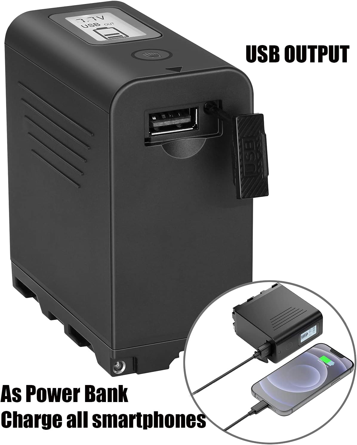 2 Packs JYJZPB NP-F970 Replace Camera Battery for Sony NP-F970 NP-F960 NP-F950 NP-F930 NP-F550 NP-F530 NP-F570 Battery and Sony Handycams