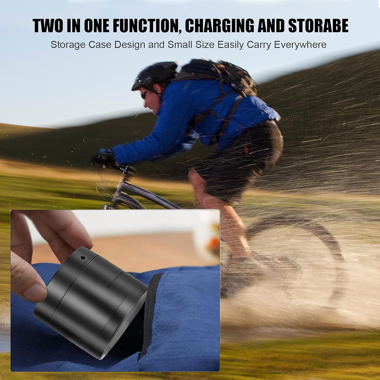 2 Packs JYJZPB Hero 8 Battery and Triple Charger for GoPro 8 Battery, GoPro Hero 7 Black, GoPro Hero 6/5 Black, Hero 2018