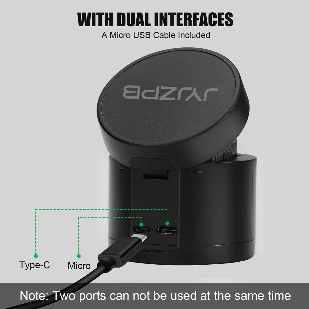 JYJZPB Hero 8/7/6/5/2018 Battery Charger with Three Slots fit for GoPro Hero 8 Battery Hero 7 Black Hero 6 Black Hero 5 Black Hero 2018 Battery(Battery Not Include)