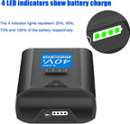 JYJZPB 40V 6.0Ah Replacement High Capacity Lithium-ion Battery for Kobalt 40V Cordless Power Equipment Suitable for Kobalt Weed Eater Outdoor Work