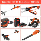 2 Packs JYJZPB 3000mAh Replace 20V Lithium Battery Compatible for Black and Decker LB20 LBXR20 Decker MAX Cordless Tools