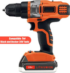 2 Packs JYJZPB 3000mAh Replace 20V Lithium Battery Compatible for Black and Decker LB20 LBXR20 Decker MAX Cordless Tools