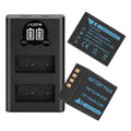 2 Packs JYJZPB 1140mAh NP-W126S NP-W126 Fujifilm Batteries Charger Set for Fuji X-T3 X-T2 X-T1 X-A5 X-A10 X-A7 X-A5 X-A3 X-A2 X-A1 X-E2 X-E1 X100F X-H1 X-M1 X-Pro2 X-Pro1 Fujifilm X-T20 X-T10 X-T30 X-T100 X-T200