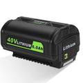 JYJZPB 6.0Ah 40V Cordless Power Tools Battery for Ryobi Battery Replacement OP4040 OP4026 OP4030 OP4050 OP4060A