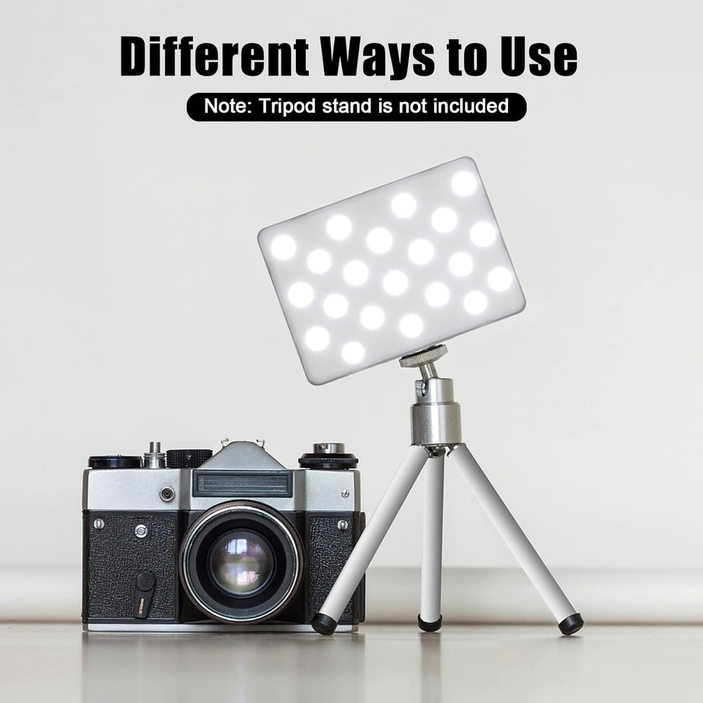 JYJZPB RGB Video Light Selfie Light Fill Light Front & Back Clip for Makeup, Selfie, Video Conference, Vlog, Selfie, Live Stream