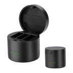 JYJZPB Hero 8/7/6/5/2018 Battery Charger with Three Slots fit for GoPro Hero 8 Battery Hero 7 Black Hero 6 Black Hero 5 Black Hero 2018 Battery(Battery Not Include)