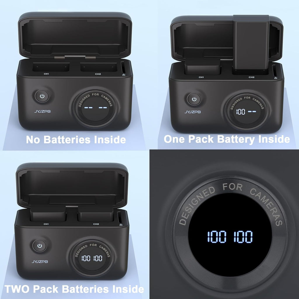 JYJZPB Upgrade EN-EL25 Battery for Nikon Z50, Z50, Z 50, ZFC Battery, for Nikon Z FC Charger Case, Compatible for Nikon MH-32 Charger, Replacement Battery for Nikon EN-EL25, ENEL25 EN-EL25A 1520mAh