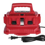 JYJZPB 6 Port Charger Replace for Milwaukee Charger Station, Compatible for Milwaukee 18V M18 Battery,Support Simultaneous Charging