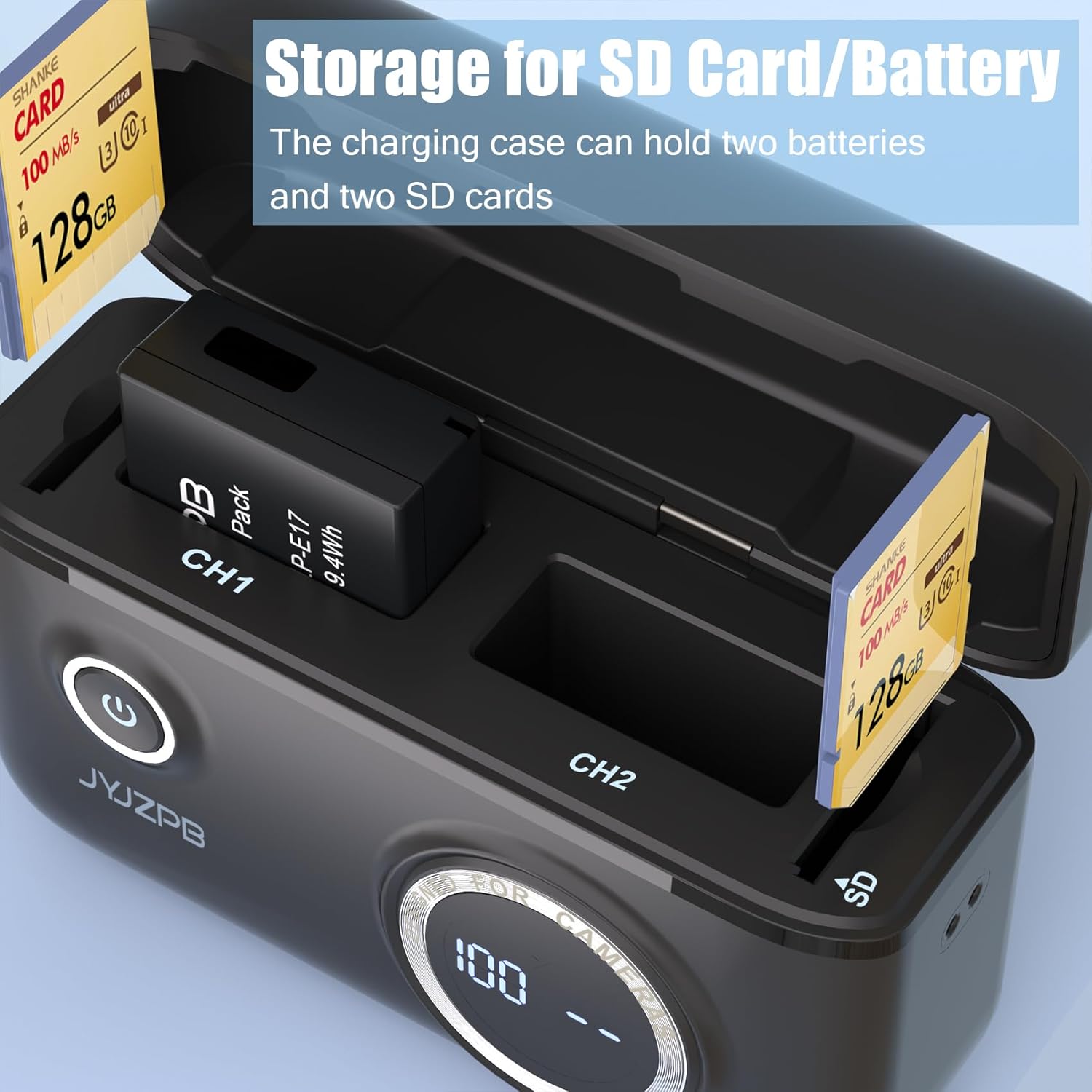 Batterie Rapide LP-E17 Per Canon - Set Da 2 Con Caricatore 18W USB-C - Foto 6