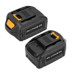 2 Packs JYJZPB 5.5Ah Replacement for Worx Cordless Tools Battery 20V Compatible for Worx Battery WA3525 WA3520 WA3575 WA3578 WG890 WG891 WG151s